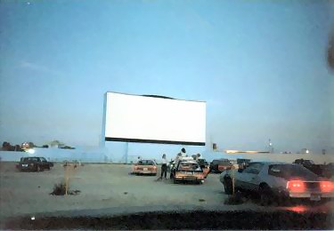 Michigan Drive-In Theatre - Screen In Day (newer photo)